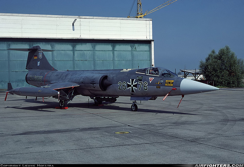 Germany - Navy Lockheed F-104G Starfighter 26+76 at Erding (ETSE), Germany