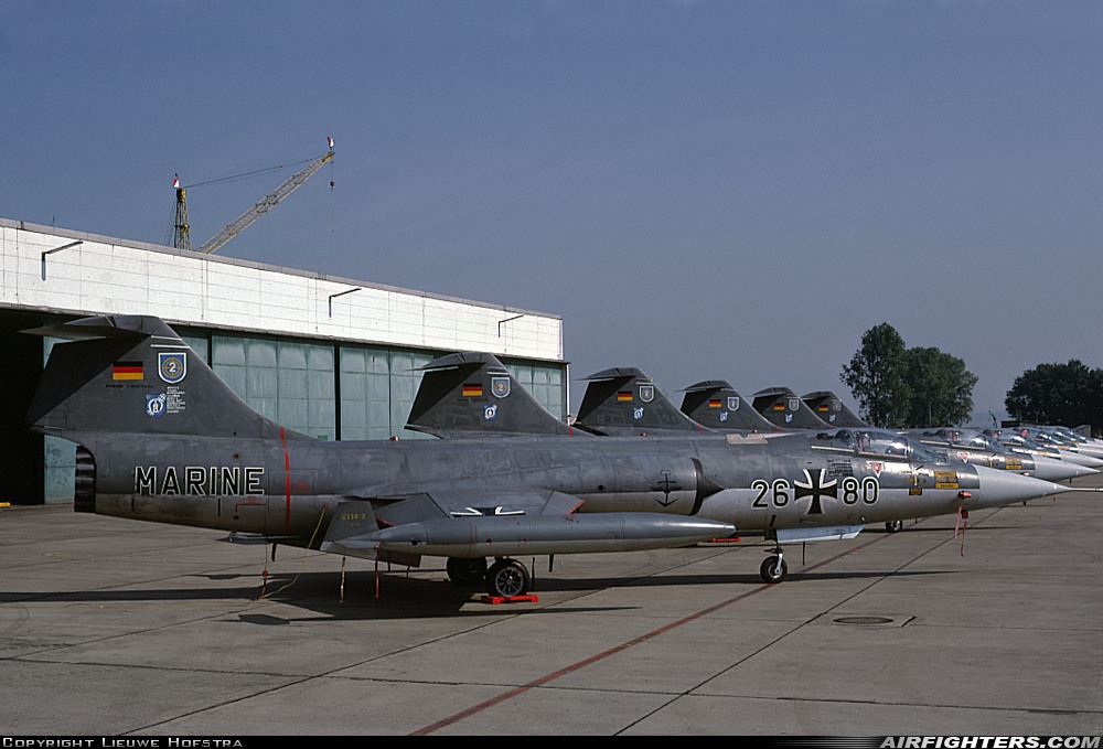 Germany - Navy Lockheed F-104G Starfighter 26+80 at Erding (ETSE), Germany
