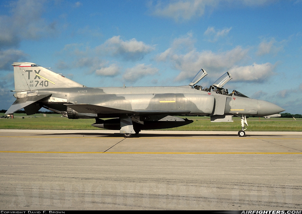 USA - Air Force McDonnell Douglas F-4D Phantom II 66-7740 at Austin - Bergstrom Int. (AFB) (AUS / KBSM), USA