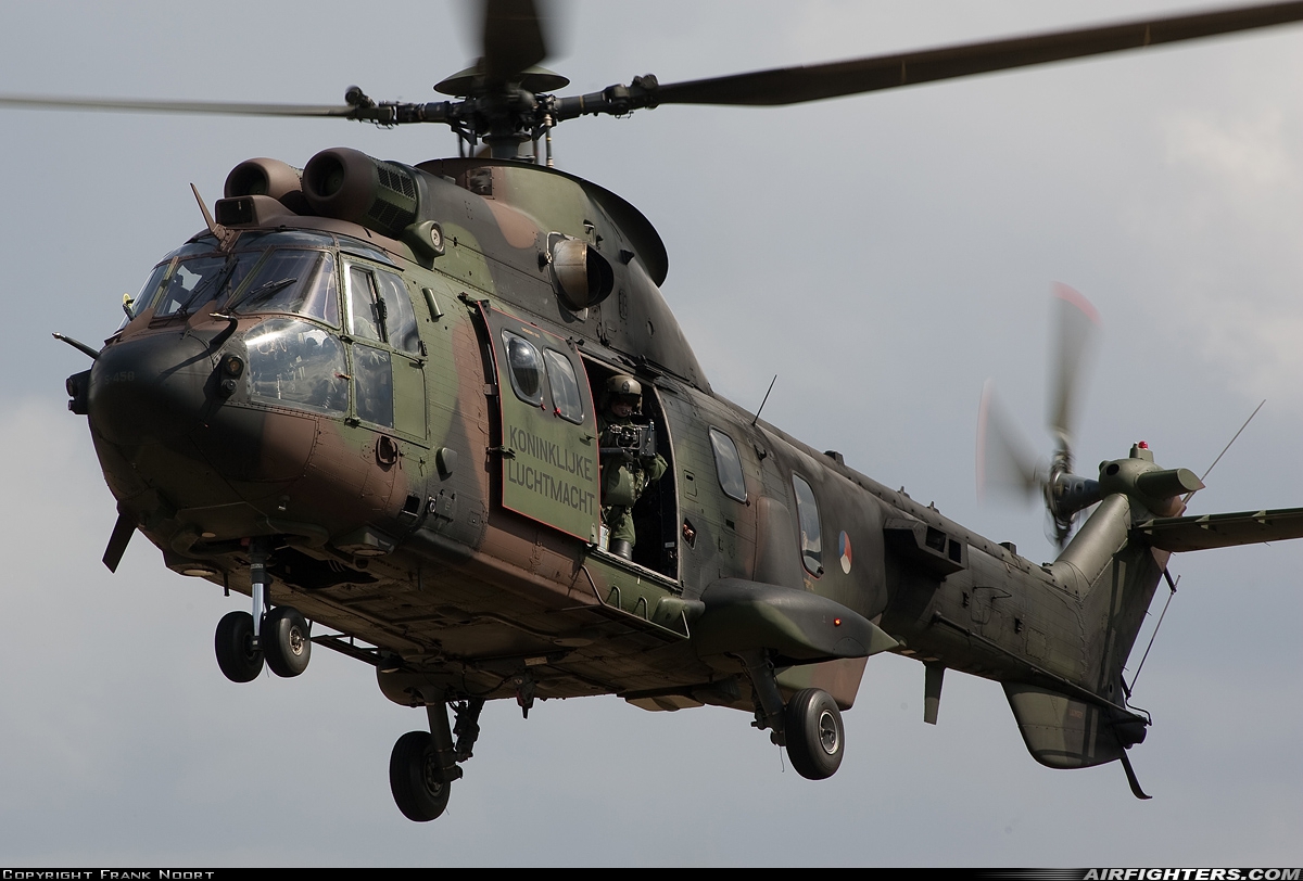 Netherlands - Air Force Aerospatiale AS-532U2 Cougar MkII S-458 at Off-Airport - Malden Gliderfield, Netherlands