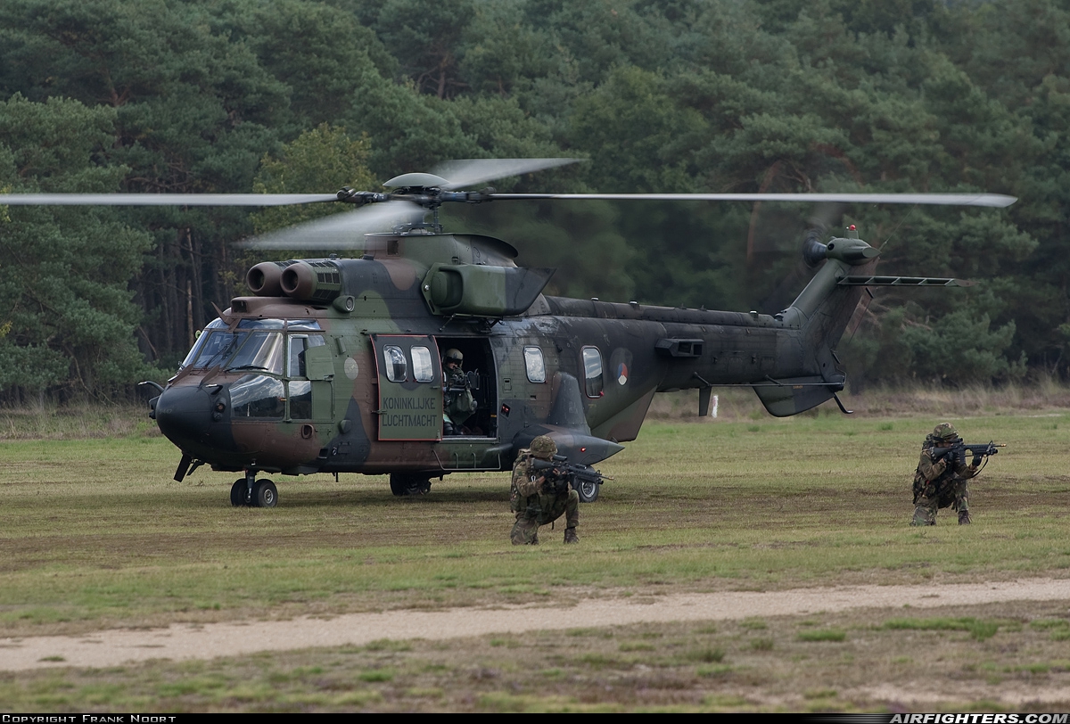 Netherlands - Air Force Aerospatiale AS-532U2 Cougar MkII S-447 at Off-Airport - Malden Gliderfield, Netherlands