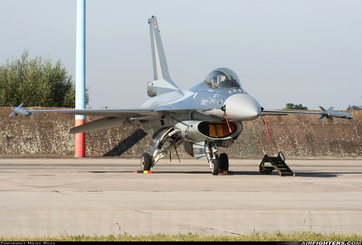 Belgium - Air Force General Dynamics F-16AM Fighting Falcon FA-134 at Hradec Kralove (LKHK), Czech Republic