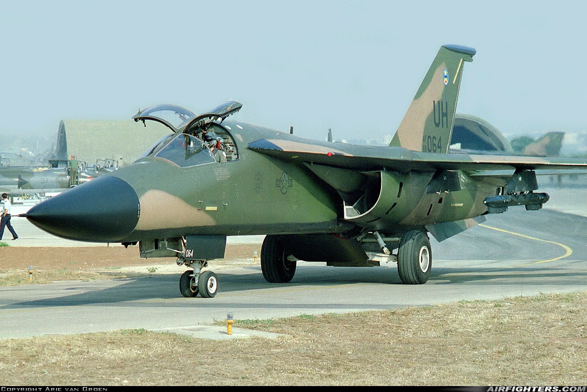 USA - Air Force General Dynamics F-111E Aardvark 68-0064 at Gioia del Colle-Bari (LIBV), Italy
