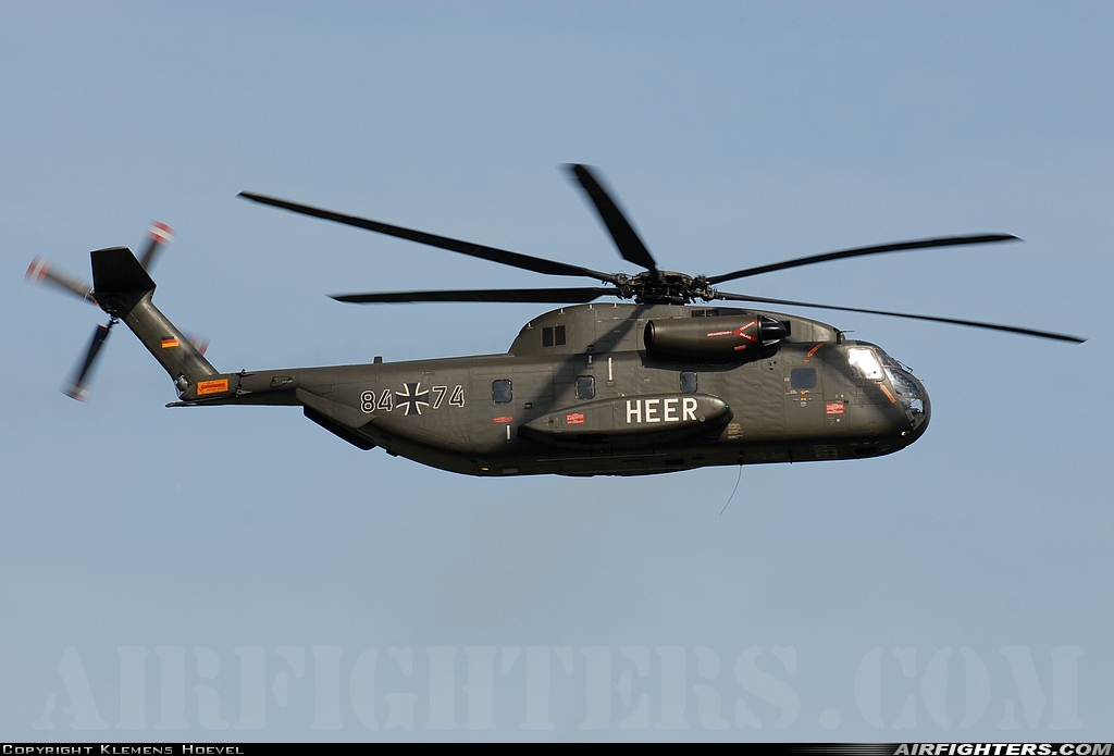 Germany - Army Sikorsky CH-53G (S-65) 84+74 at Munster / Osnabruck (- Greven) (FMO / EDDG), Germany