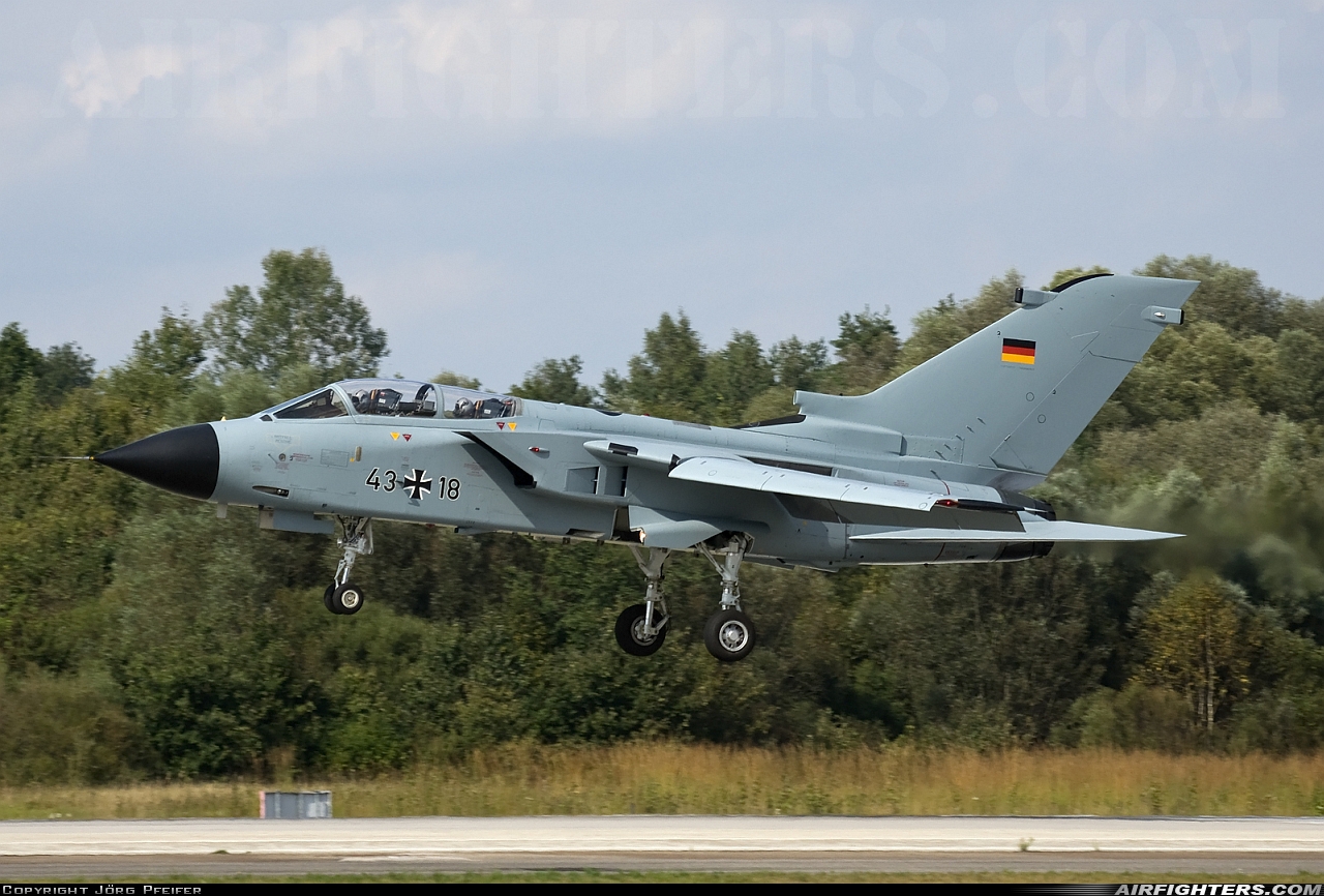 Germany - Air Force Panavia Tornado IDS 43+18 at Ingolstadt - Manching (ETSI), Germany