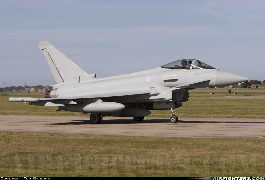 UK - Air Force Eurofighter Typhoon FGR4 ZK301 at Coningsby (EGXC), UK