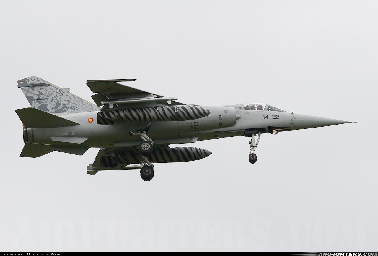 Spain - Air Force Dassault Mirage F1M C.14-41 at Kleine Brogel (EBBL), Belgium