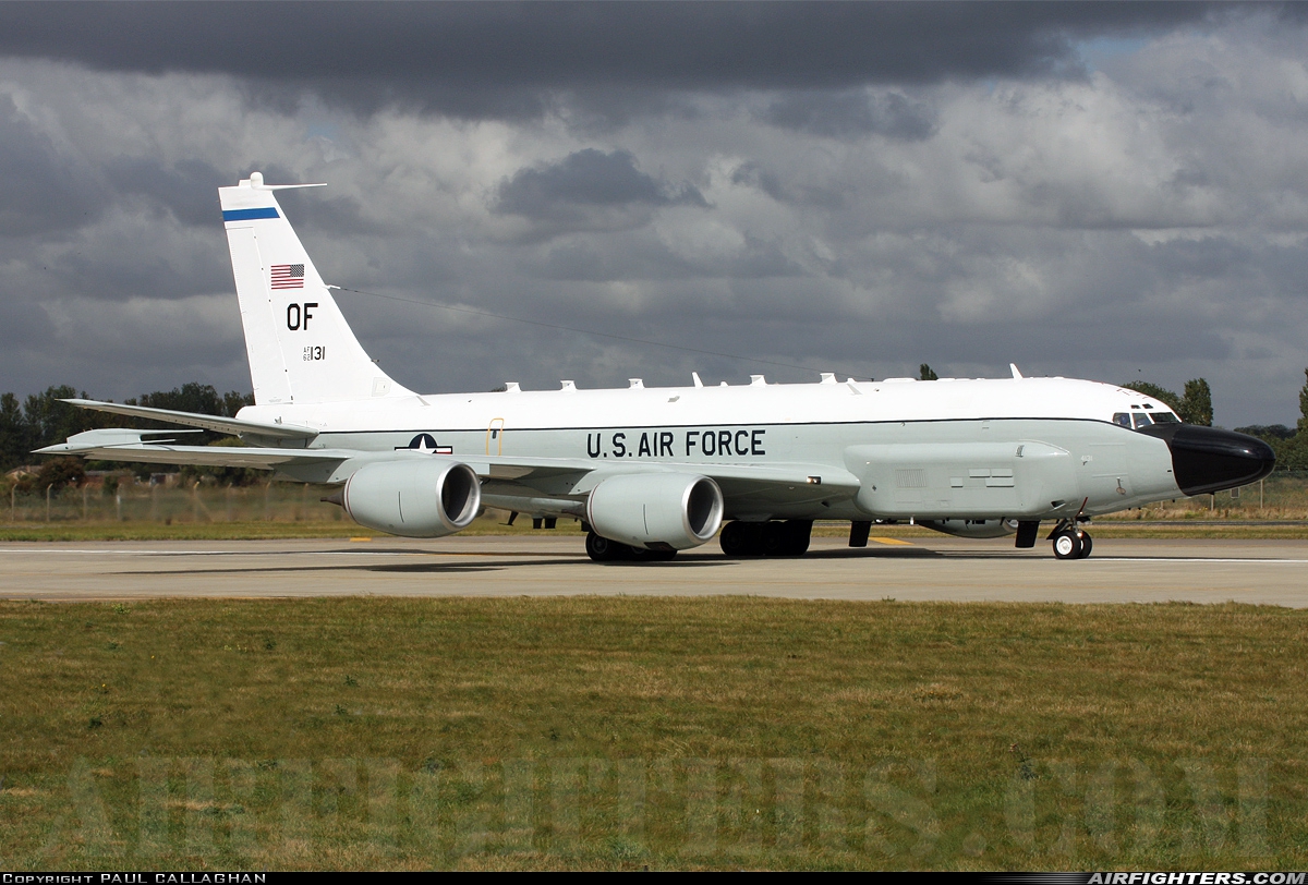 USA - Air Force Boeing RC-135W Rivet Joint (717-158) 62-4131 at Mildenhall (MHZ / GXH / EGUN), UK