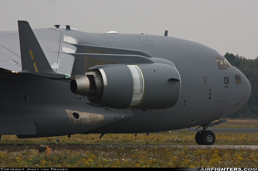 NATO - Strategic Airlift Capability Boeing C-17A Globemaster III 08-0001 at Eindhoven (- Welschap) (EIN / EHEH), Netherlands