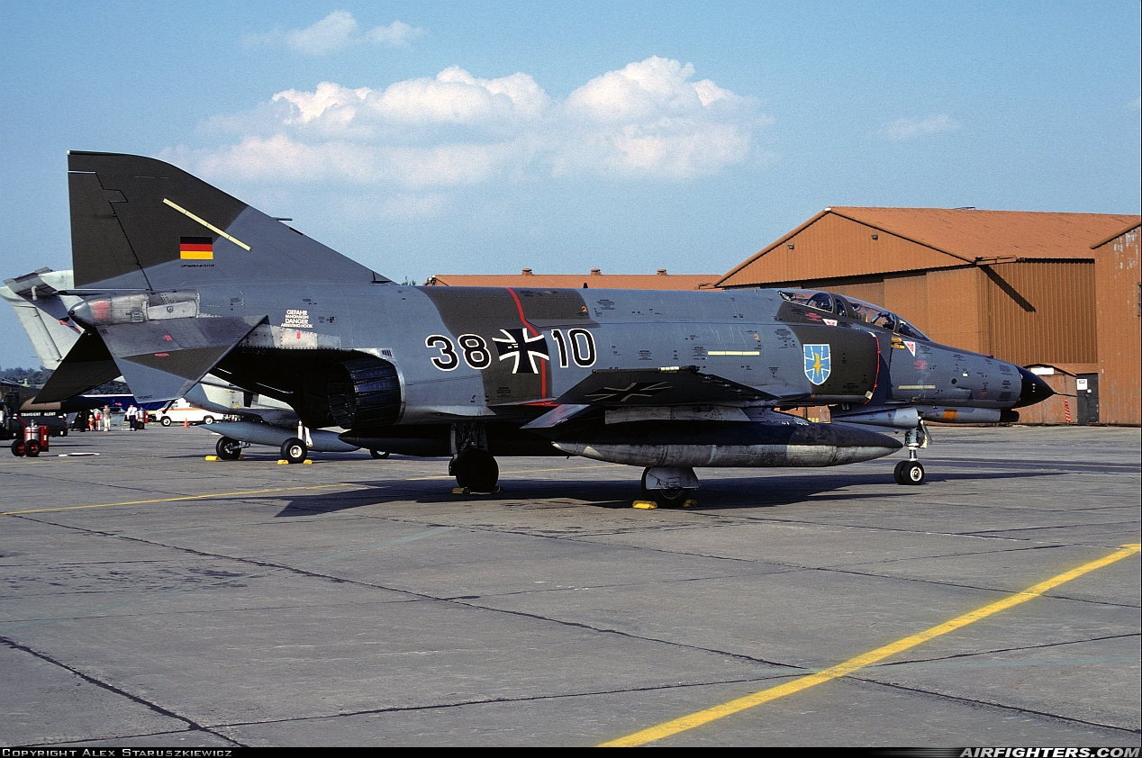 Germany - Air Force McDonnell Douglas F-4F Phantom II 38+10 at Hahn (EDAH), Germany