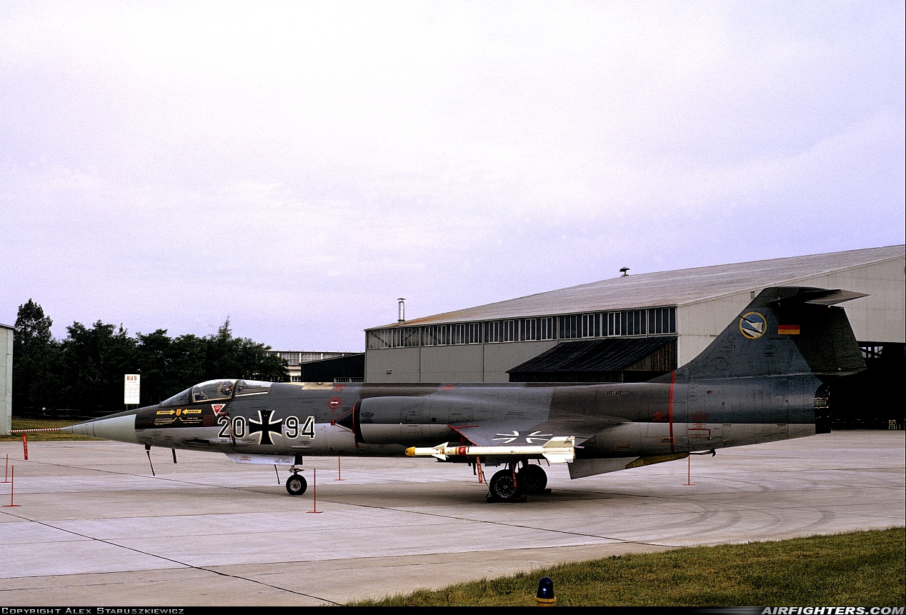 Germany - Air Force Lockheed F-104G Starfighter 20+94 at Buchel (ETSB), Germany