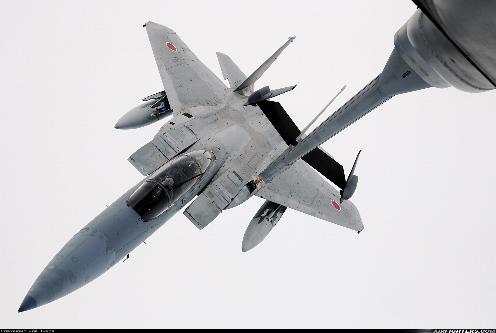 Japan - Air Force McDonnell Douglas F-15DJ Eagle 12-8074 at In Flight, International Airspace