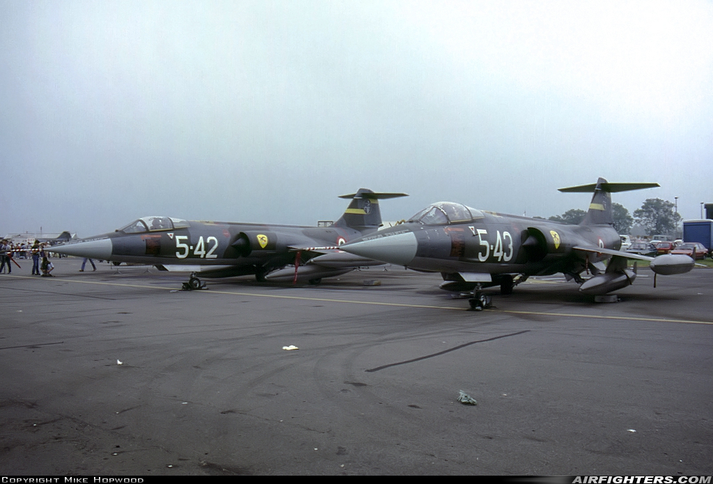 Italy - Air Force Lockheed F-104S Starfighter MM6814 at Fairford (FFD / EGVA), UK