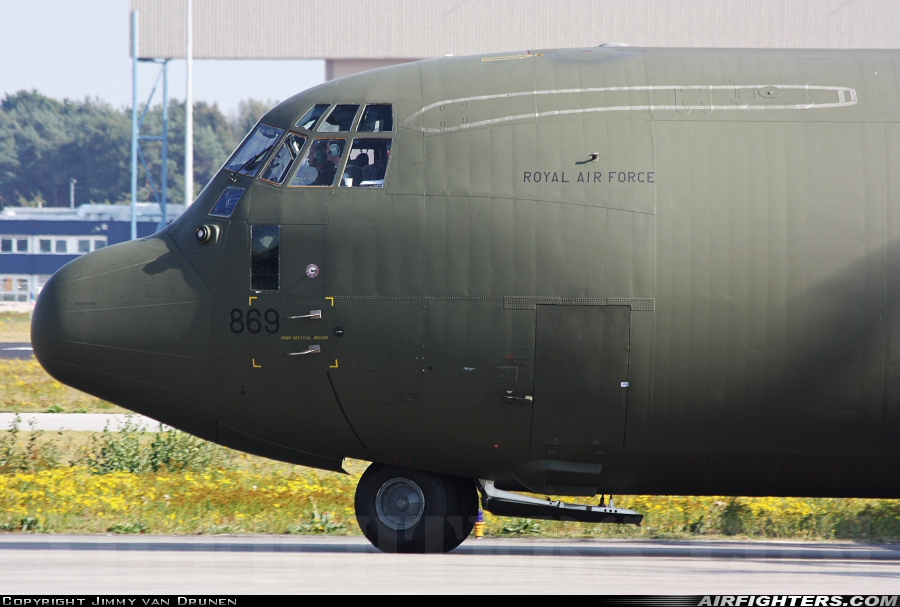 UK - Air Force Lockheed Martin Hercules C4 (C-130J-30 / L-382) ZH869 at Eindhoven (- Welschap) (EIN / EHEH), Netherlands