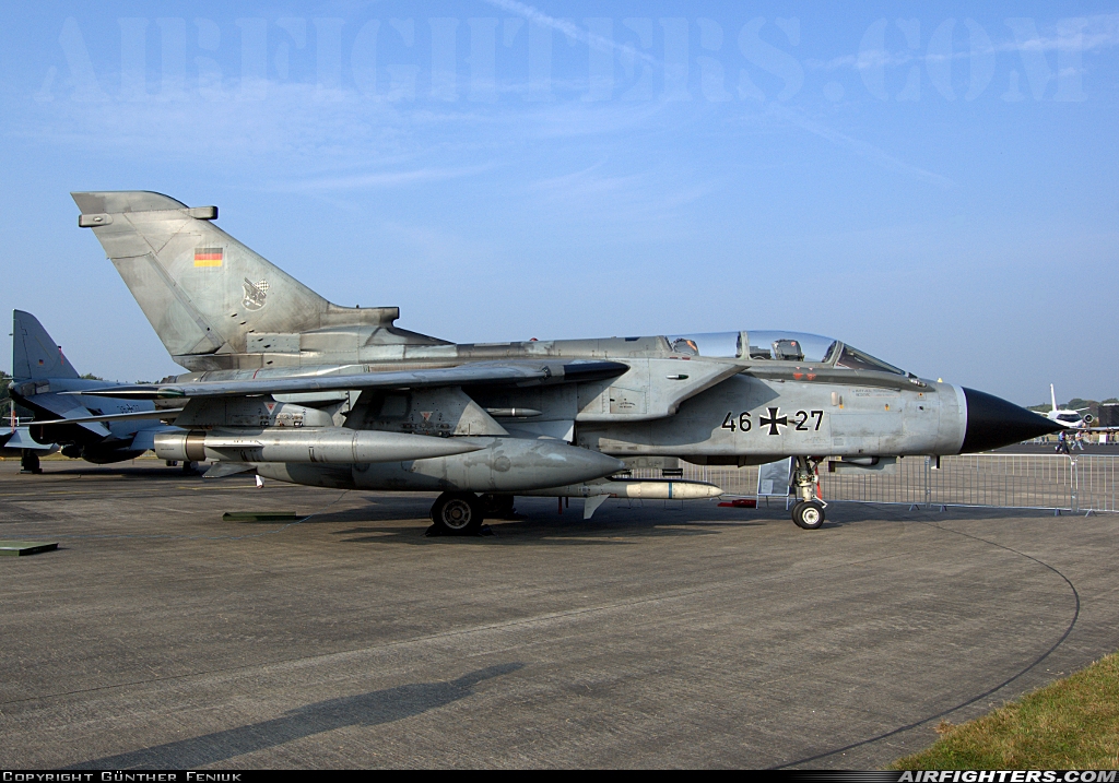 Germany - Air Force Panavia Tornado ECR 46+27 at Cologne / Bonn (- Konrad Adenauer / Wahn) (CGN / EDDK), Germany