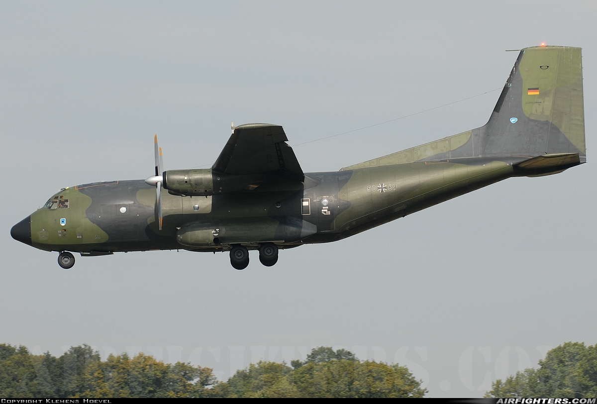 Germany - Air Force Transport Allianz C-160D 50+69 at Munster / Osnabruck (- Greven) (FMO / EDDG), Germany