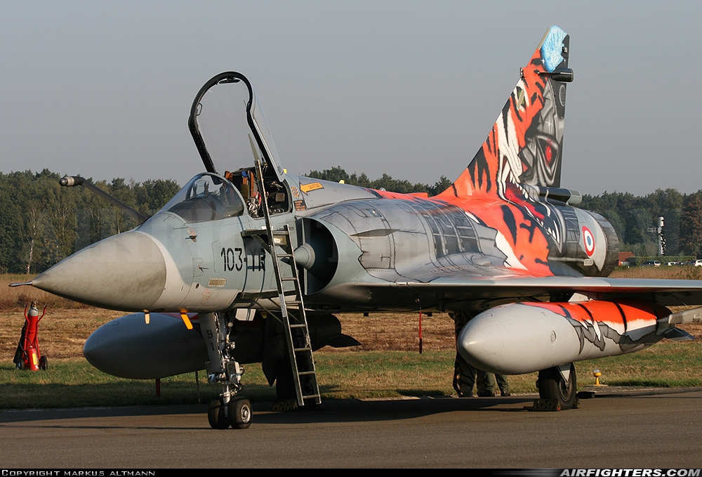 France - Air Force Dassault Mirage 2000C 91 at Kleine Brogel (EBBL), Belgium