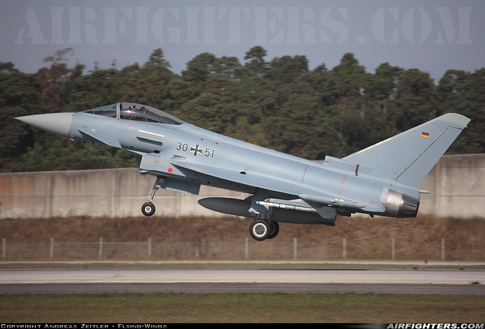 Germany - Air Force Eurofighter EF-2000 Typhoon S 30+51 at Ingolstadt - Manching (ETSI), Germany