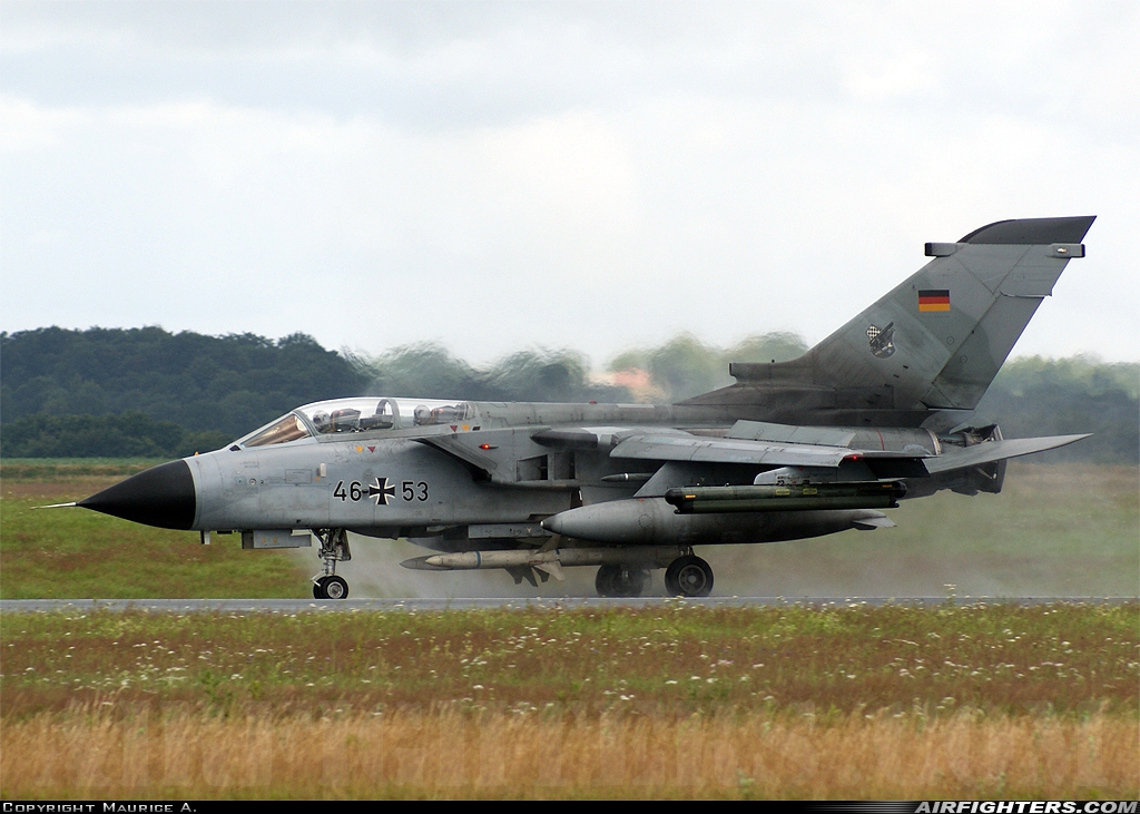 Germany - Air Force Panavia Tornado ECR 46+53 at Schleswig (- Jagel) (WBG / ETNS), Germany