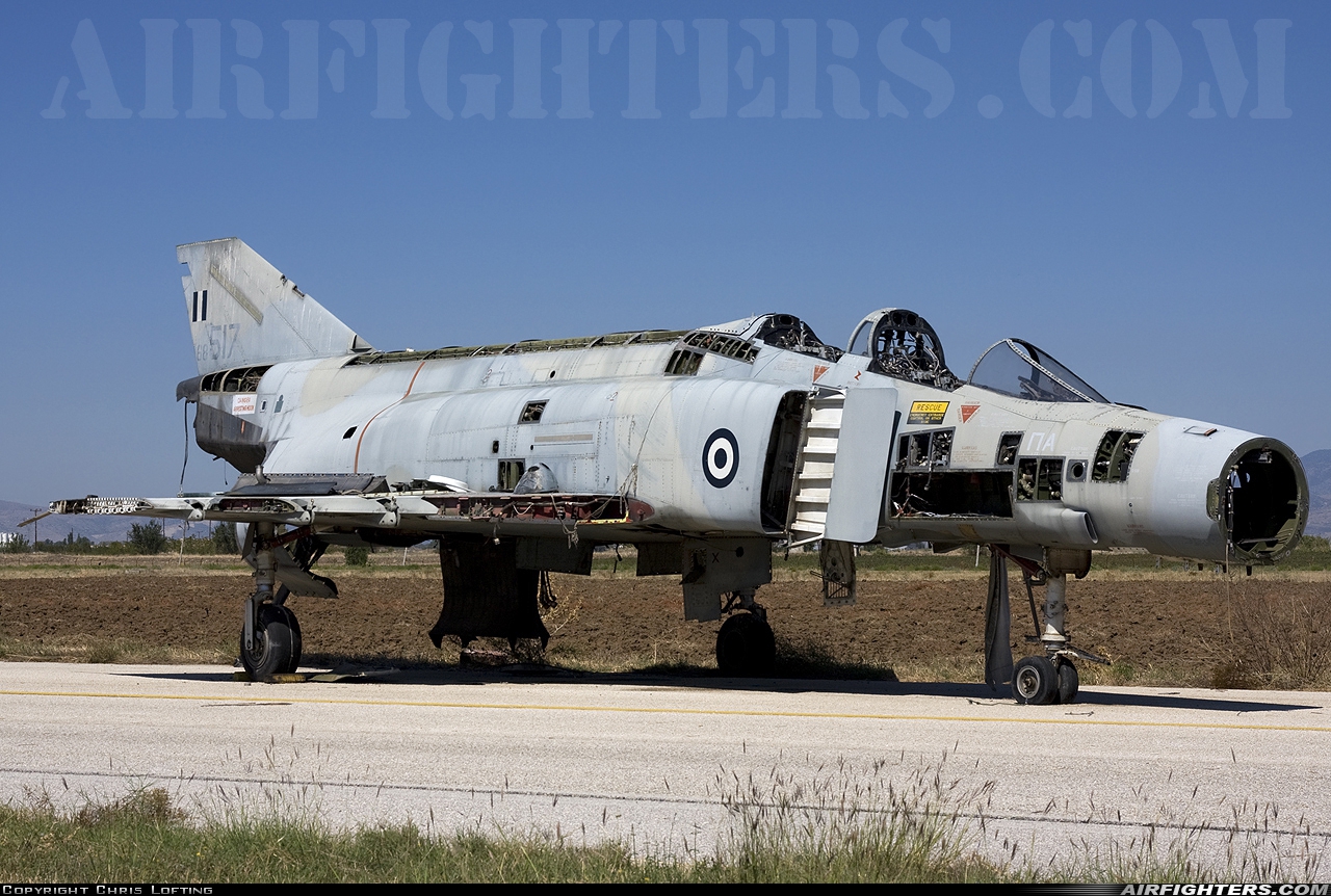 Greece - Air Force McDonnell Douglas F-4E Phantom II 68-0517 at Larissa (LRA / LGLR), Greece