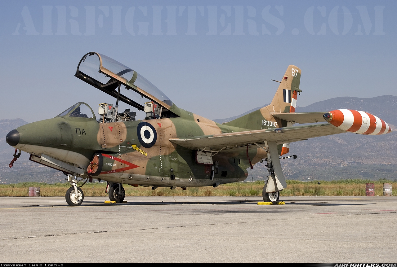 Greece - Air Force North American T-2E Buckeye 160087 at Kalamata (LGKL), Greece