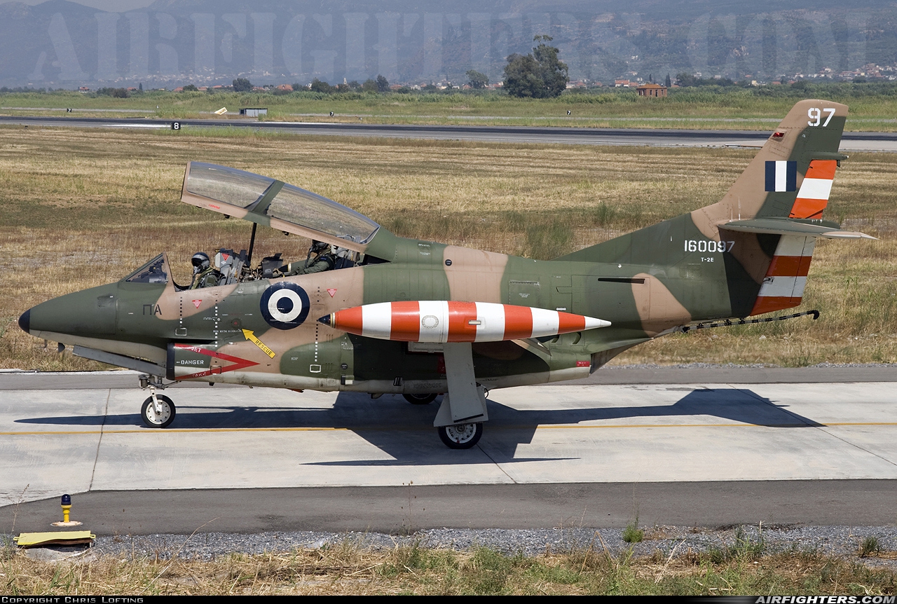 Greece - Air Force North American T-2E Buckeye 160097 at Kalamata (LGKL), Greece