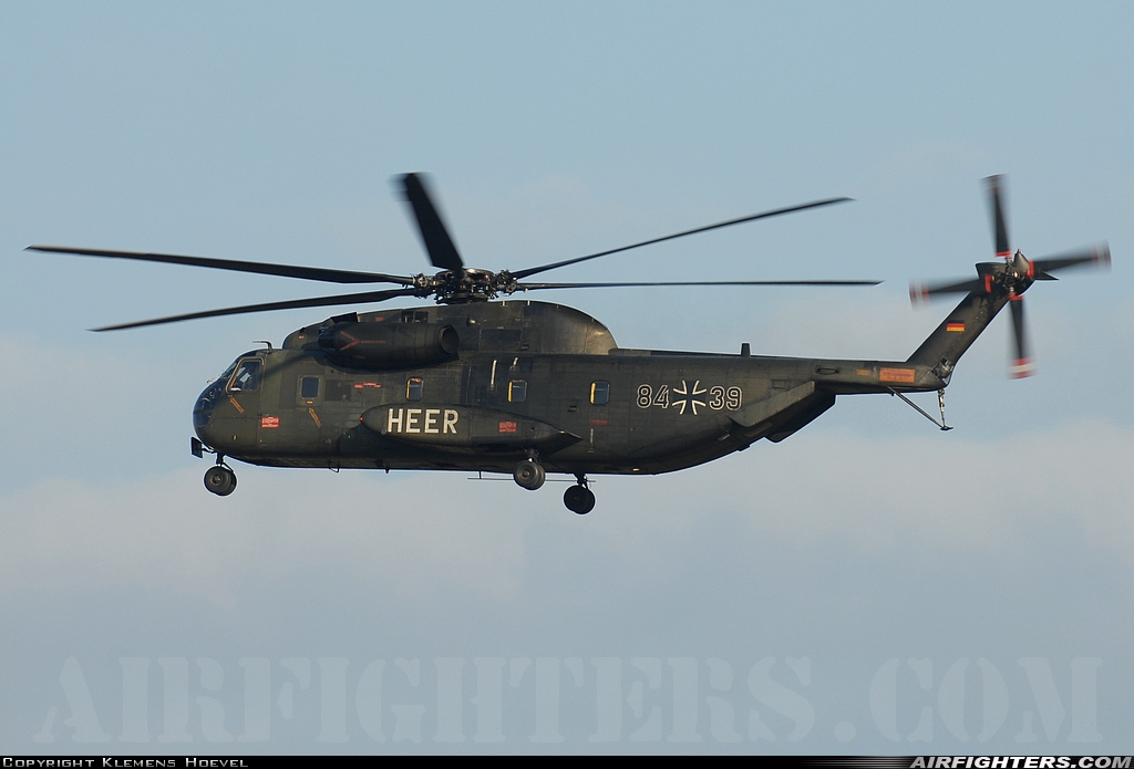 Germany - Army Sikorsky CH-53G (S-65) 84+39 at Munster / Osnabruck (- Greven) (FMO / EDDG), Germany