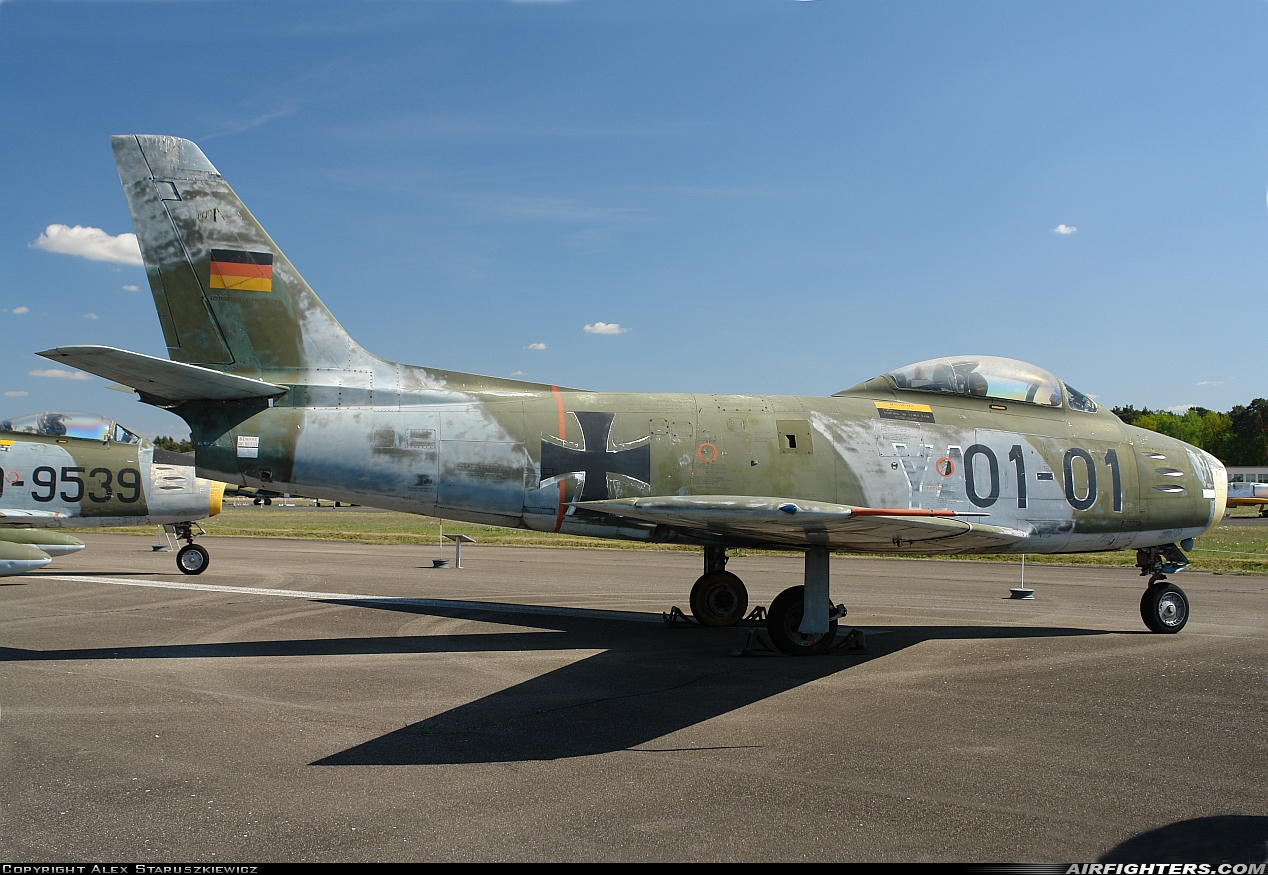Germany - Air Force Canadair CL-13B Sabre Mk.6 01-01 at Berlin - Gatow (GWW / EDUG), Germany