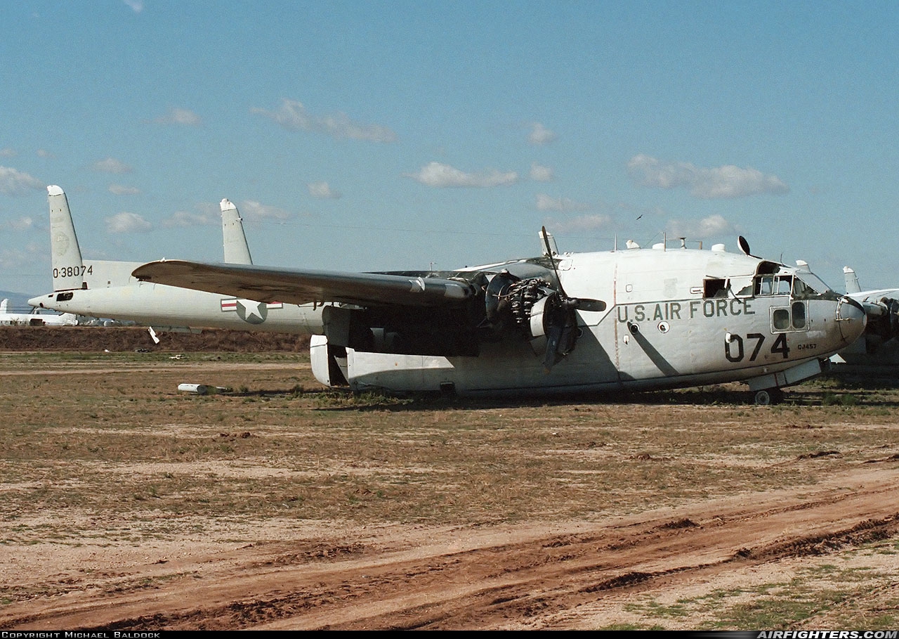 USA - Air Force Fairchild C-119L Flying Boxcar 53-8074 at Tucson - Davis-Monthan AFB (DMA / KDMA), USA