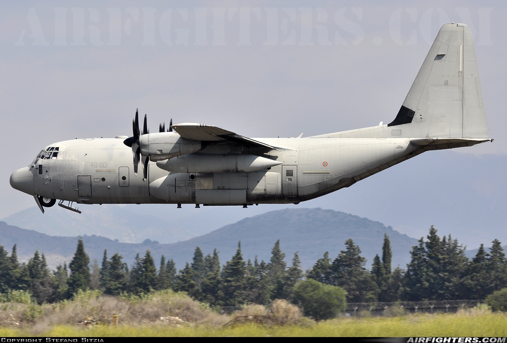 Italy - Air Force Lockheed Martin C-130J Hercules (L-382) MM62185 at Decimomannu - (DCI / LIED), Italy