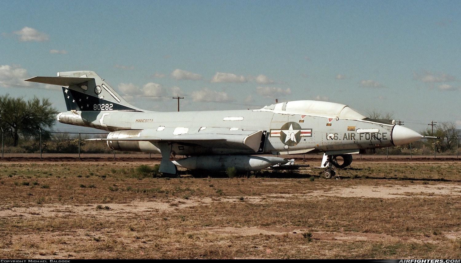 USA - Air Force McDonnell F-101B Voodoo 58-0282 at Tucson - Davis-Monthan AFB (DMA / KDMA), USA