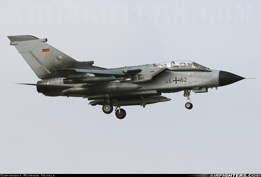 Germany - Air Force Panavia Tornado ECR 46+52 at Florennes (EBFS), Belgium