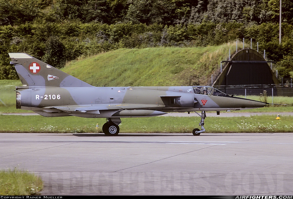 Sweden - Air Force Dassault Mirage IIIRS R-2106 at Dubendorf (LSMD), Switzerland