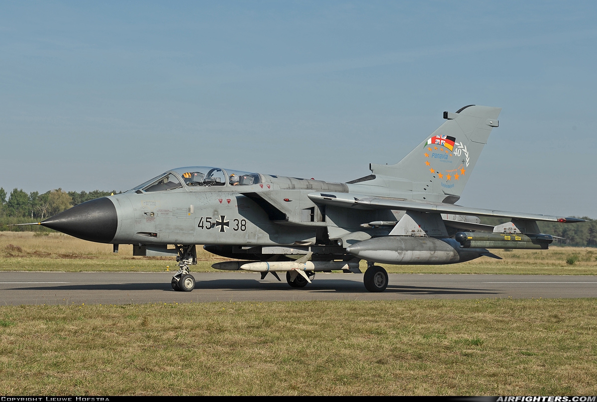 Germany - Air Force Panavia Tornado IDS 45+38 at Kleine Brogel (EBBL), Belgium