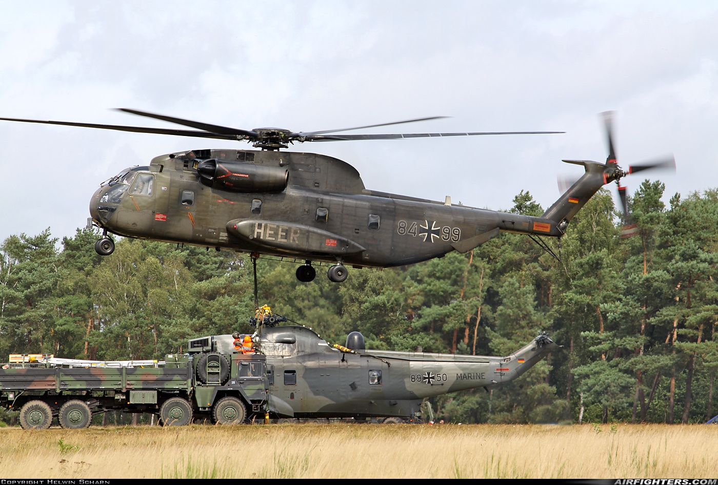 Germany - Army Sikorsky CH-53G (S-65) 84+99 at Off-Airport - Langwedel, Germany