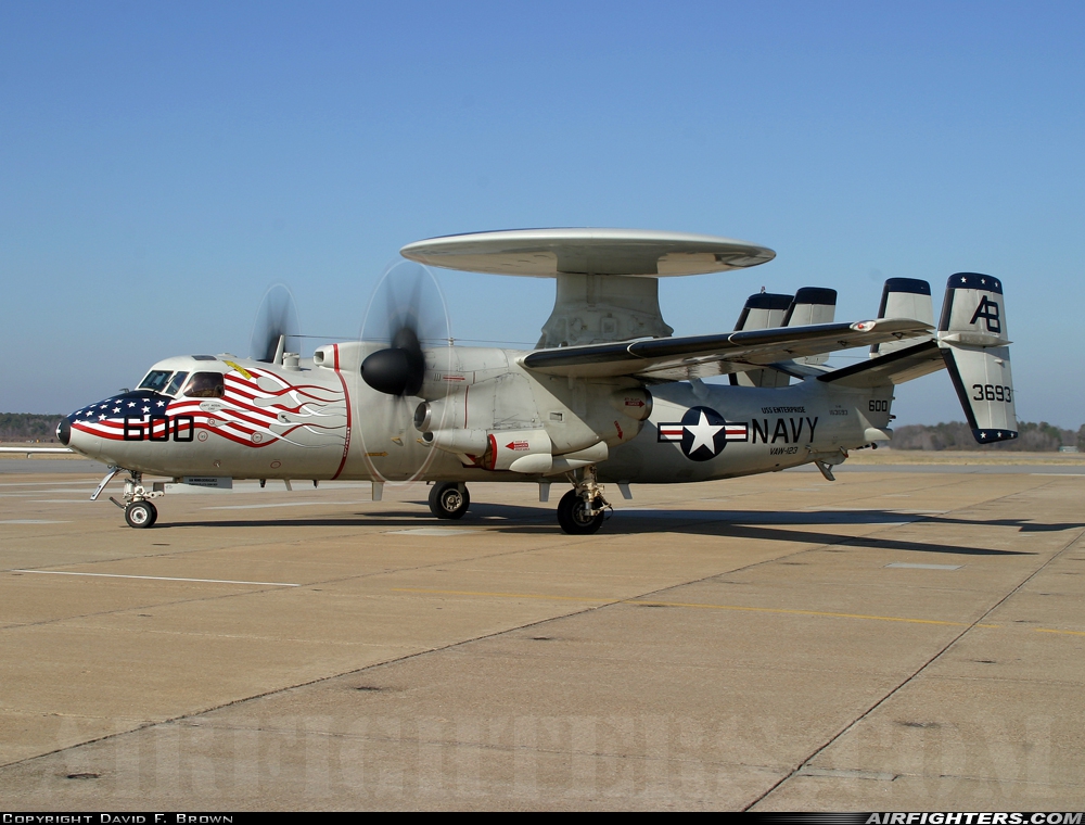 USA - Navy Grumman E-2C Hawkeye 163693 at Virginia Beach - Oceana NAS / Apollo Soucek Field (NTU / KNTU), USA