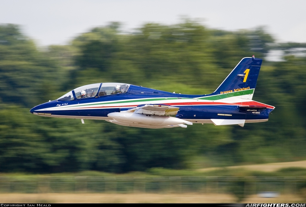 Italy - Air Force Aermacchi MB-339PAN MM54500 at Fairford (FFD / EGVA), UK