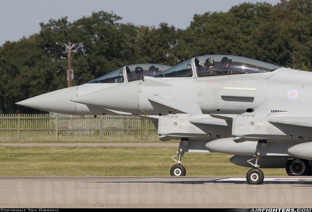 UK - Air Force Eurofighter Typhoon FGR4 ZJ949 at Coningsby (EGXC), UK