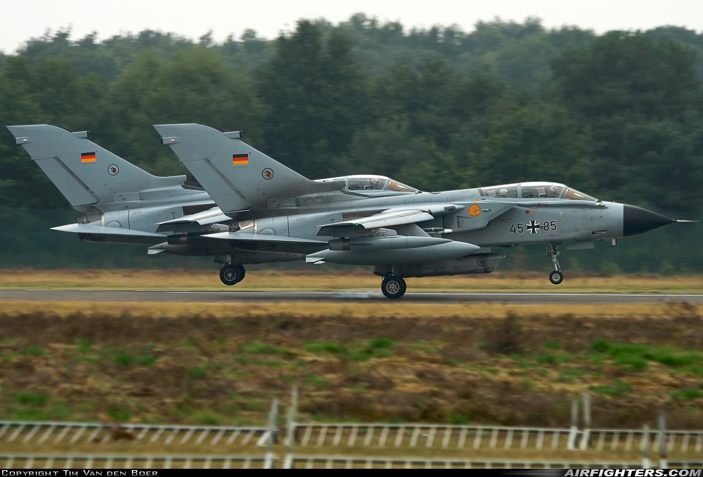 Germany - Air Force Panavia Tornado IDS 45+85 at Kleine Brogel (EBBL), Belgium