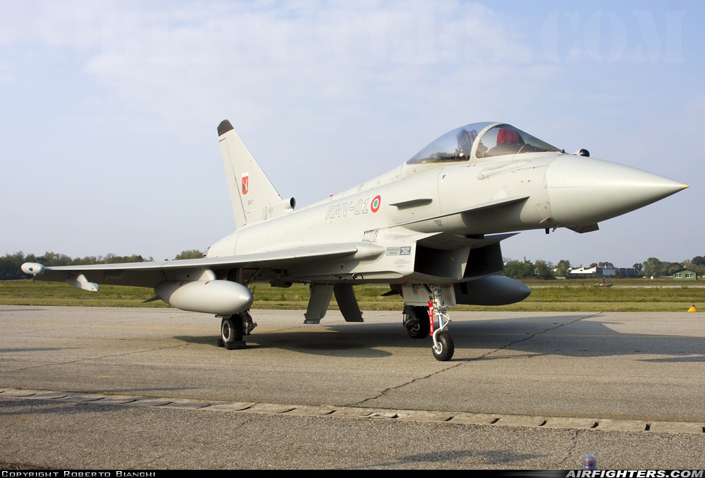 Italy - Air Force Eurofighter F-2000A Typhoon (EF-2000S) MMX603 at Cameri (LIMN), Italy