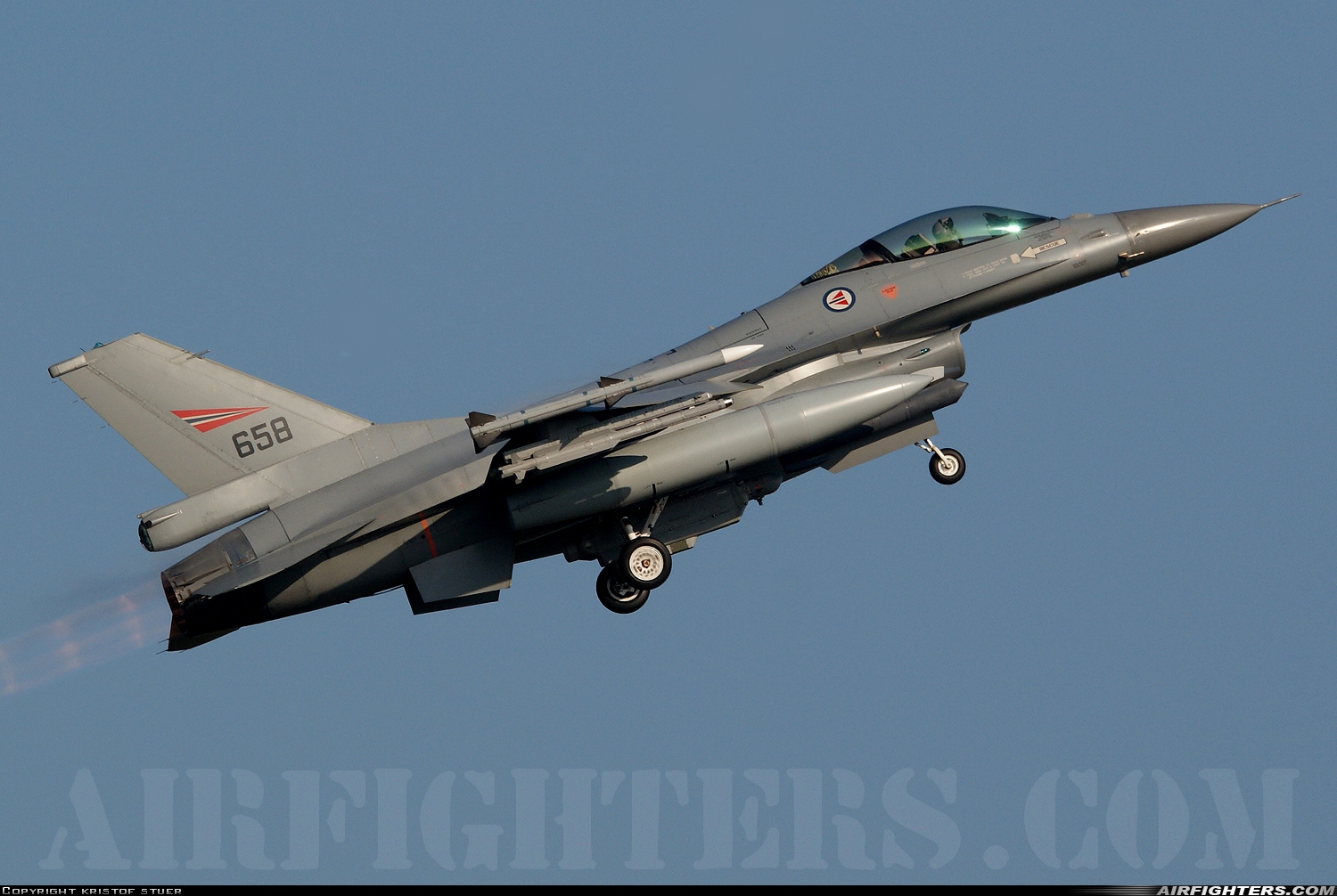 Norway - Air Force General Dynamics F-16AM Fighting Falcon 658 at Kleine Brogel (EBBL), Belgium
