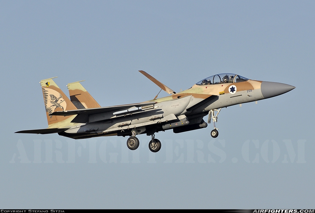 Israel - Air Force McDonnell Douglas F-15I Ra'am 209 at Decimomannu - (DCI / LIED), Italy