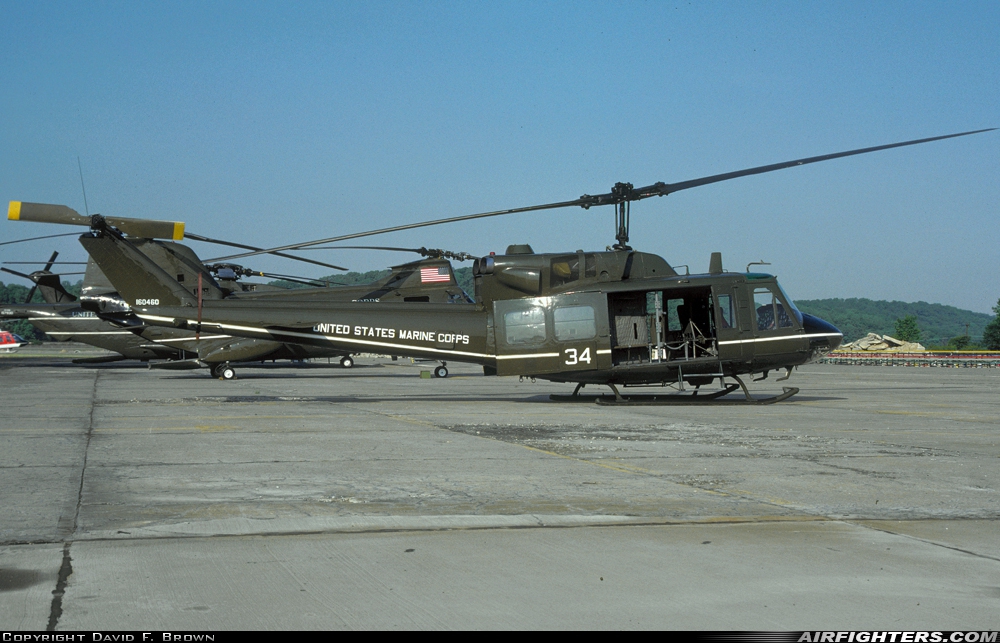 USA - Marines Bell UH-1N Iroquois (212) 160460 at Quantico - MCAS Turner Field (NYG / KNYG), USA