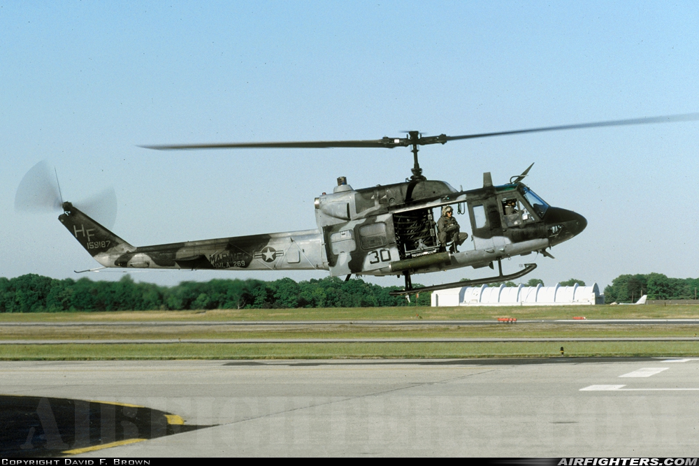 USA - Marines Bell UH-1N Iroquois (212) 159187 at Camp Springs - Andrews AFB (Washington NAF) (ADW / NSF / KADW), USA