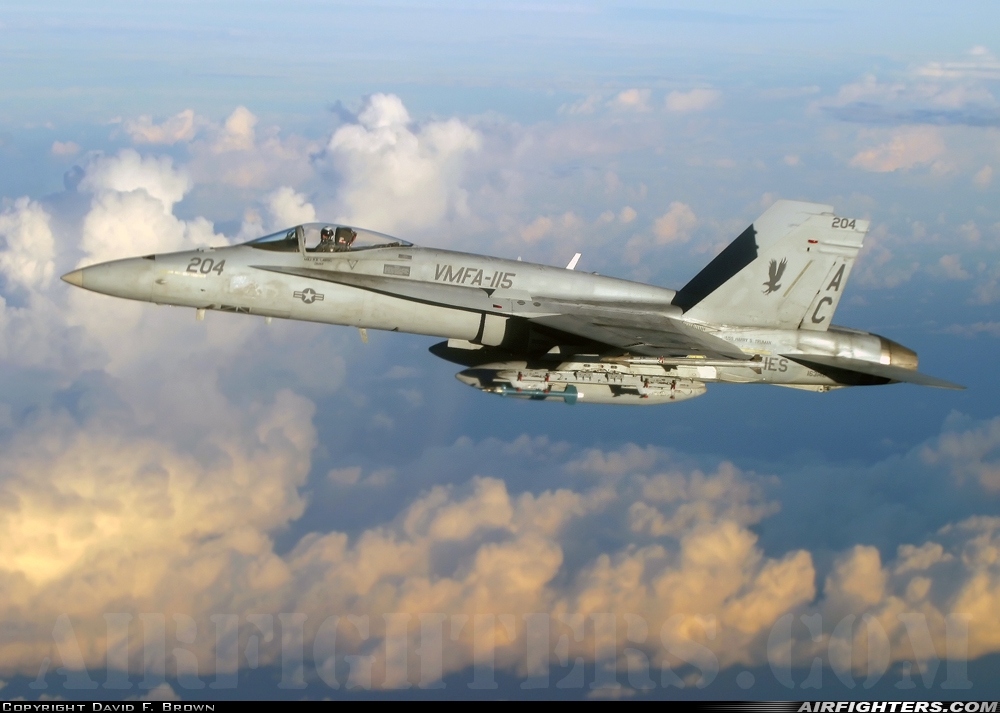 USA - Marines McDonnell Douglas F/A-18A+ Hornet 163146 at In Flight, USA