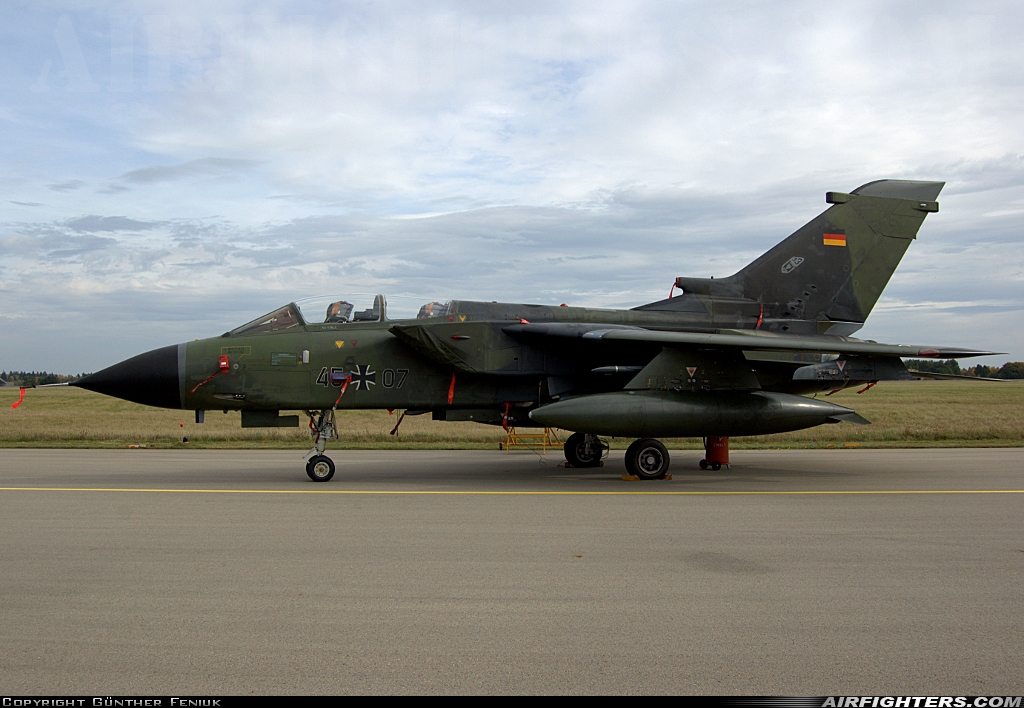 Germany - Air Force Panavia Tornado IDS 45+07 at Lechfeld (ETSL), Germany