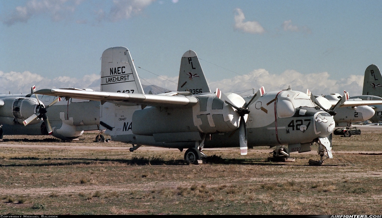 USA - Navy Grumman US-2B Tracker (G-89) 136427 at Tucson - Davis-Monthan AFB (DMA / KDMA), USA
