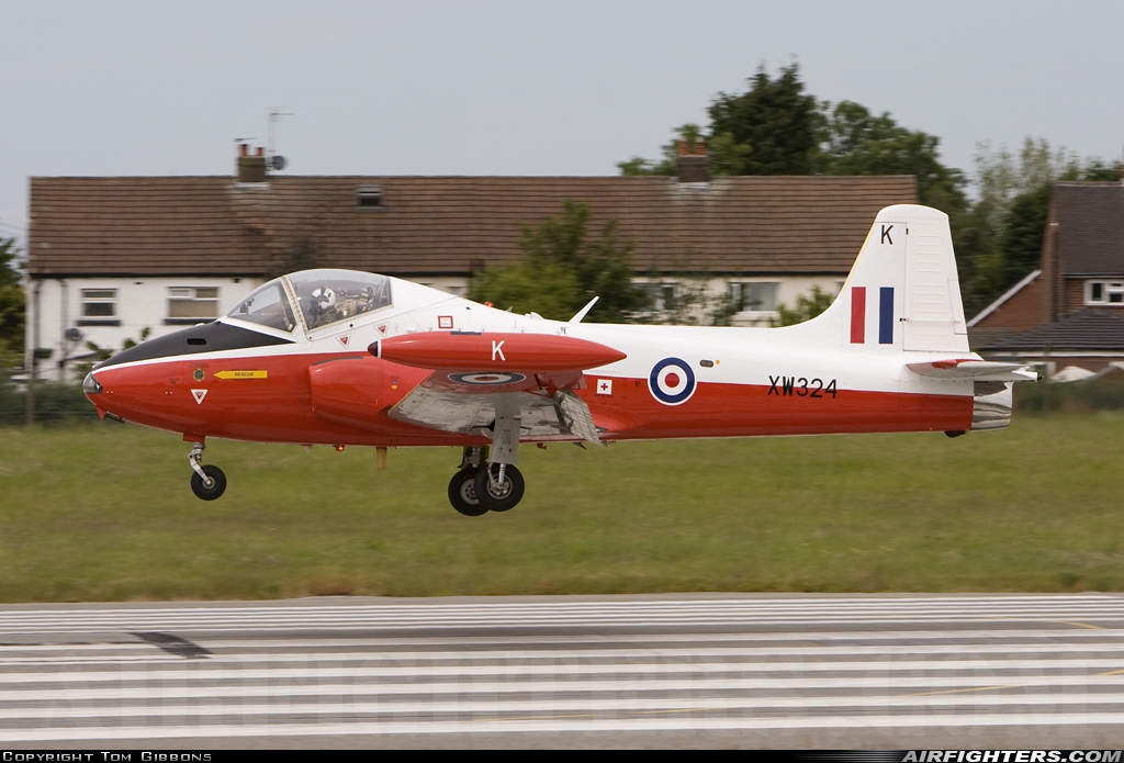 Private BAC Jet Provost T5 G-BWSG at Warton (EGNO), UK