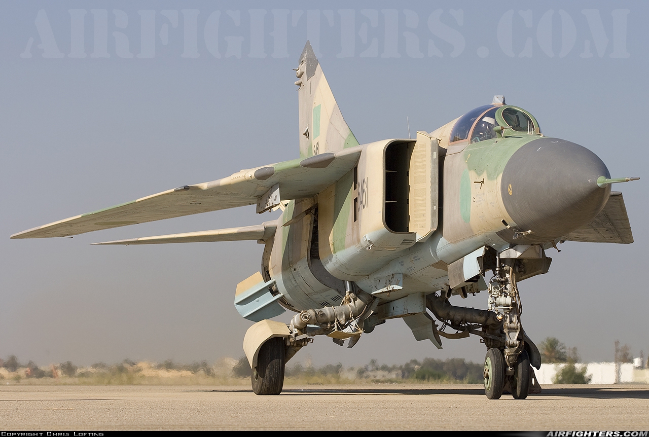 Libya - Air Force Mikoyan-Gurevich MIG-23MLD 6461 at Tripoli - Mitiga (MJI / HLLM), Libya