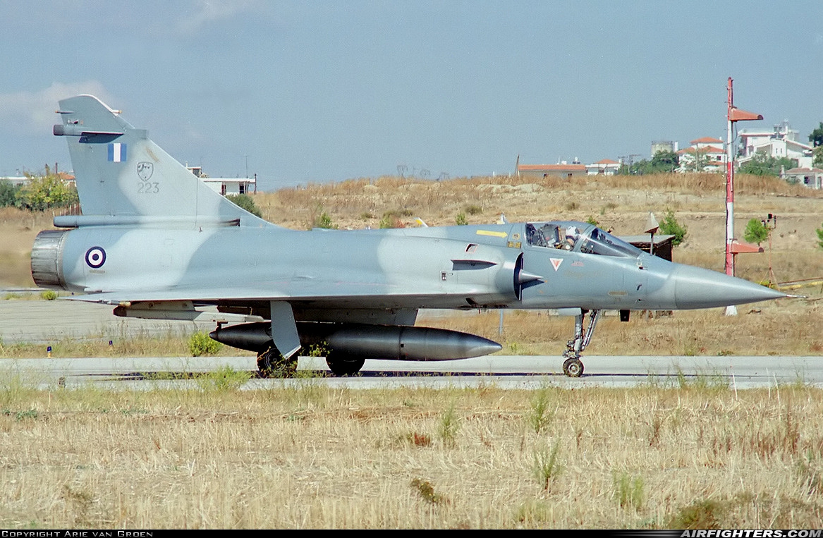 Greece - Air Force Dassault Mirage 2000EG 223 at Tanagra (LGTG), Greece